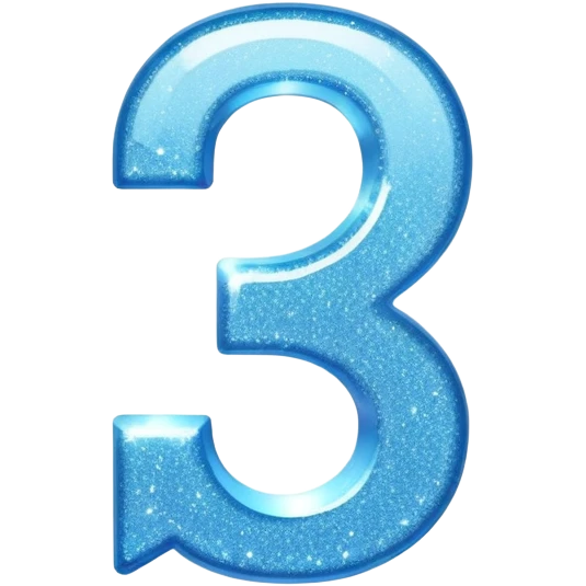 sparkle light blue letter E emoji