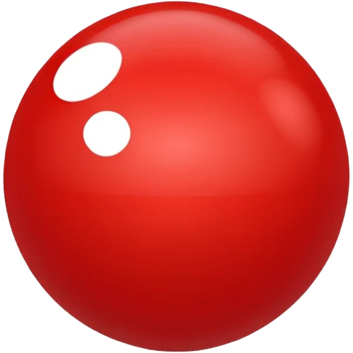 bolinha sólida vermelha para marcar início de frase emoji