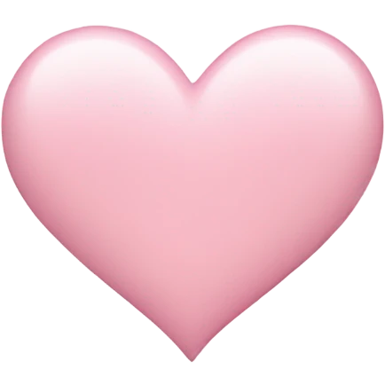 light pink heart emoji