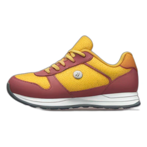 retro running shoes sticker