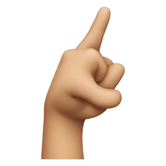 pointing to the shoulder sticker