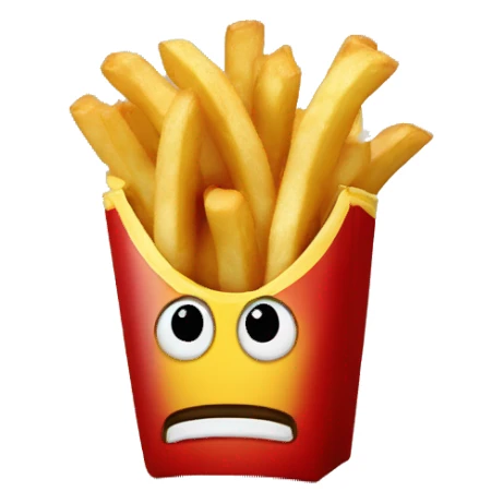 McDonald fries sticker