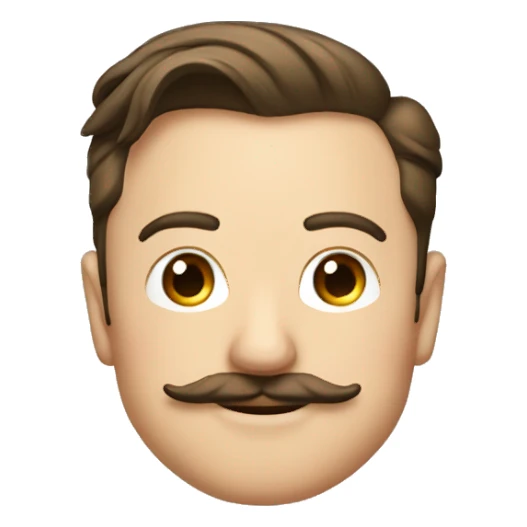 elon musk pride with mustash sticker