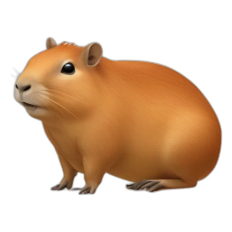 capivara cor de rosa sticker