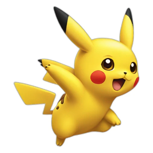 Flying pikachu sticker