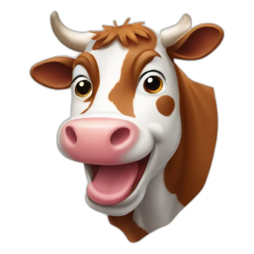 Laughing cow sticker