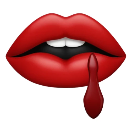 Kiss black💋 sticker