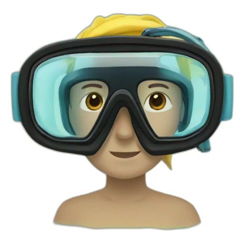snorkelling sticker
