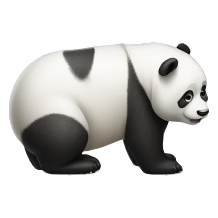 panda pooping sticker