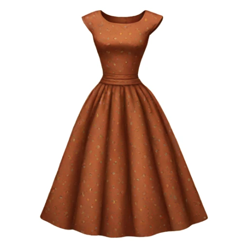 vintage dress sticker