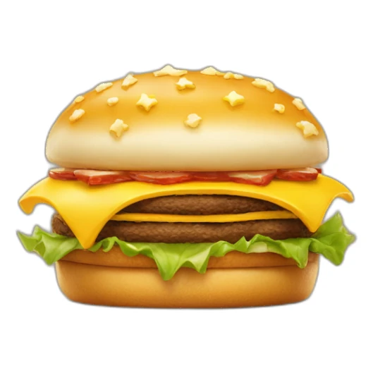 Carls Jr happy star sticker