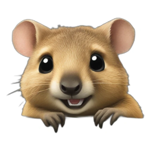 quokka wallaby grab car handle sticker