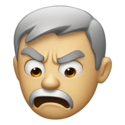 angry person sticker