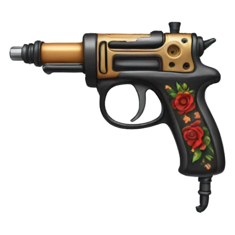 tattoo gun  sticker