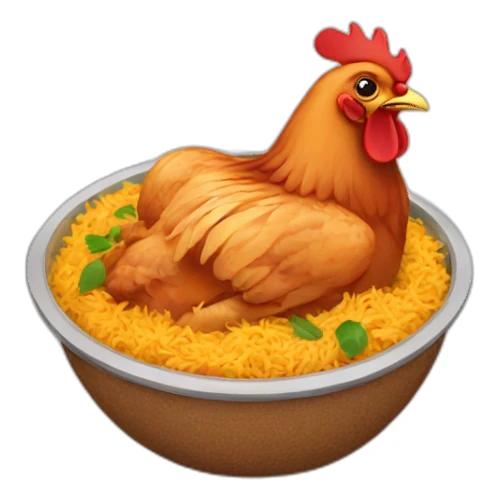chicken biryani sticker