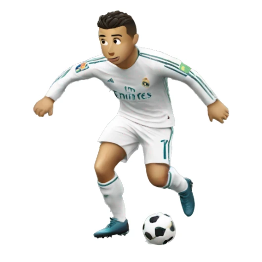 ronaldo playing game sticker