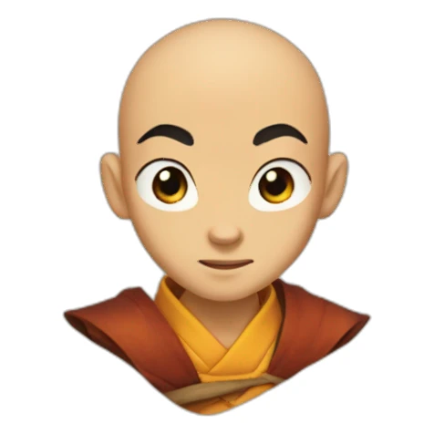 Avatar Aang from The Last Airbender sticker