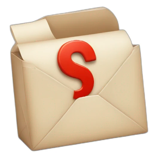 letter s in red box sticker