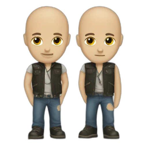 skinhead band sticker