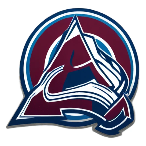 Colorado avalanche logo sticker
