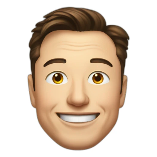 Elon musk wink sticker