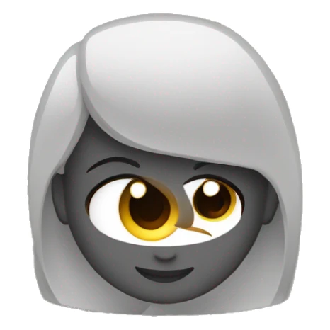 MUJER MORENA, PELO LARGO, OJOS MARRONES sticker