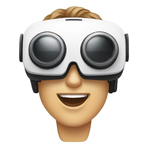 virtual reality glasses sticker