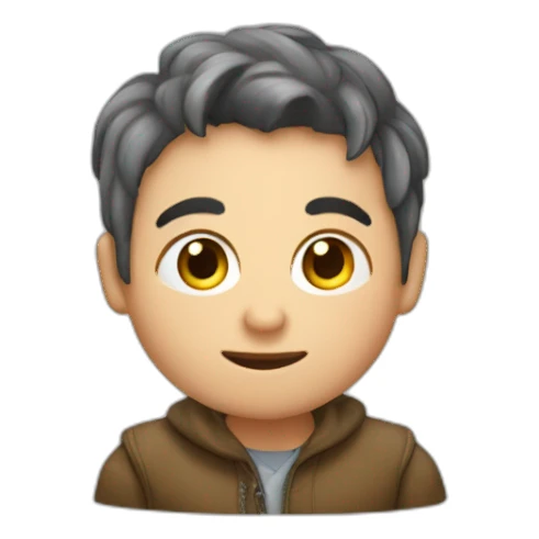 Petit garçon peur araignée sticker