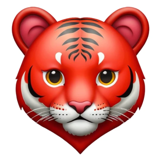 tiger heart sticker