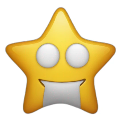 star without face sticker