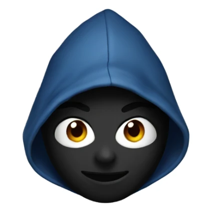 Black Spider-Man with hoodie sticker