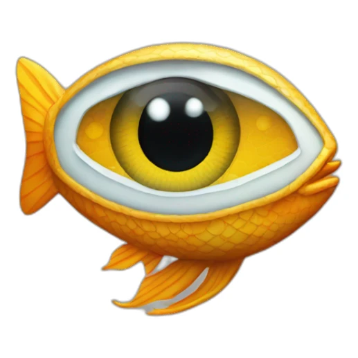 Fish-cyclop-with-galactique-eye sticker