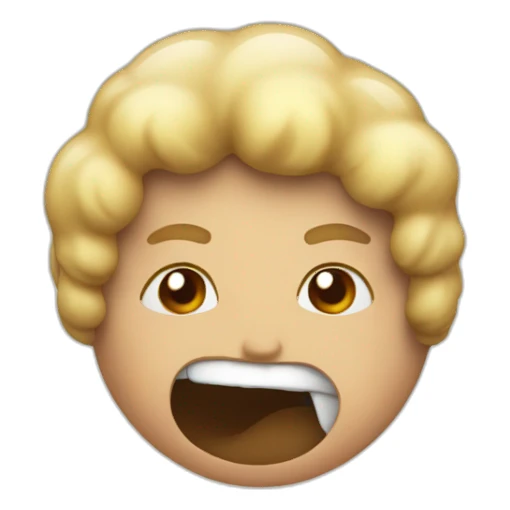 frothing at the mouth sticker