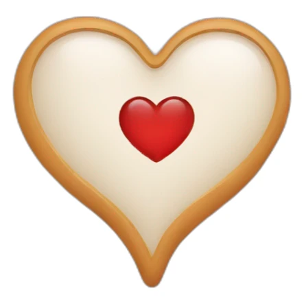 Inside heart SH letter sticker