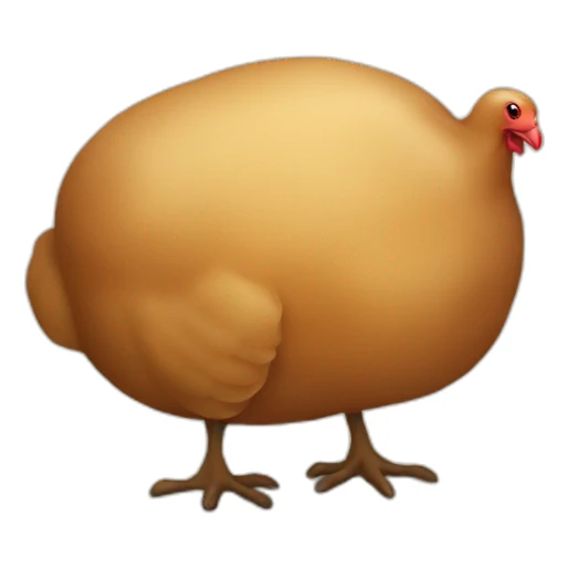 turkey potato sticker