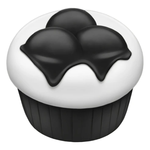 black and white snack  sticker