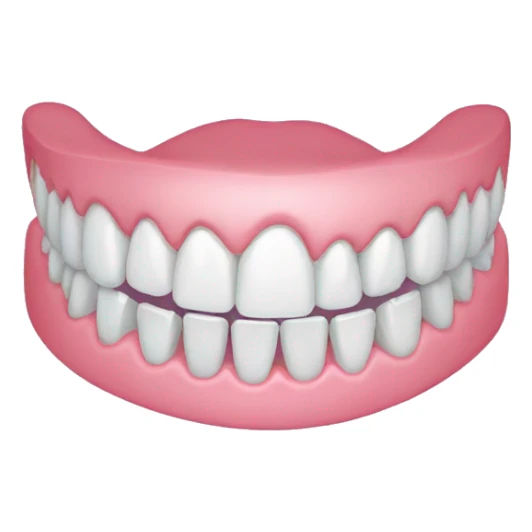 a teeth with a brace sticker