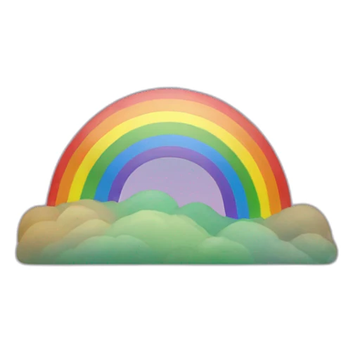 Rainbow pride hill sticker