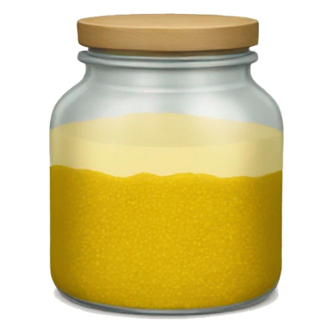 mustard jar sticker