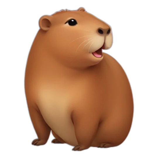 Capybara in love sticker