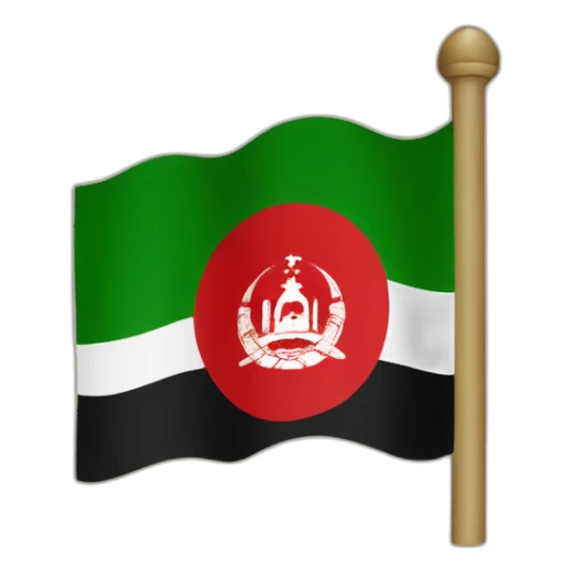 afghanistan islamic emirate flag sticker