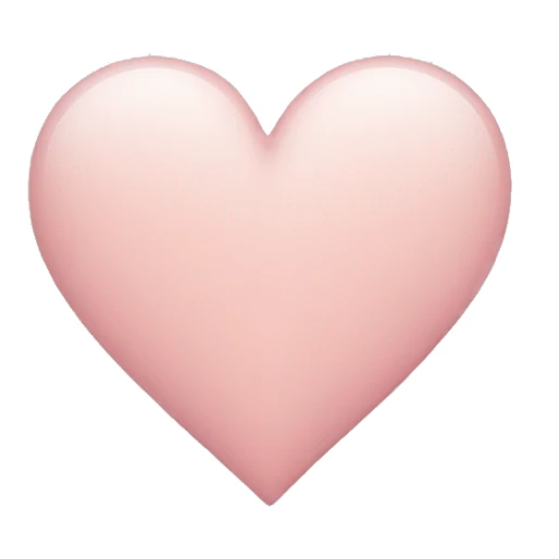 Light Rose Heart sticker