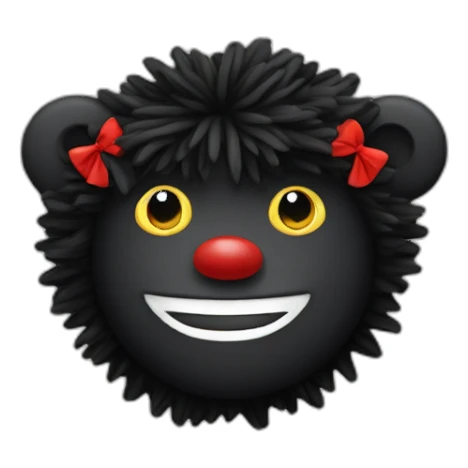 elegant golliwog sticker