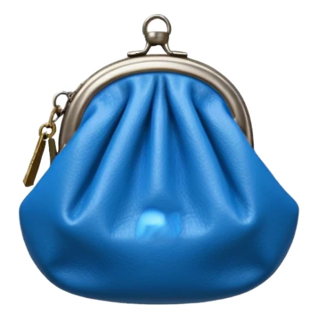 sac à  pièces bleues sticker