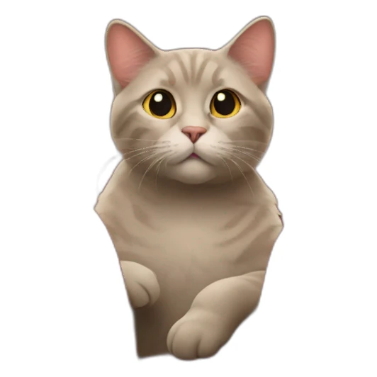 Cat watching movie sticker