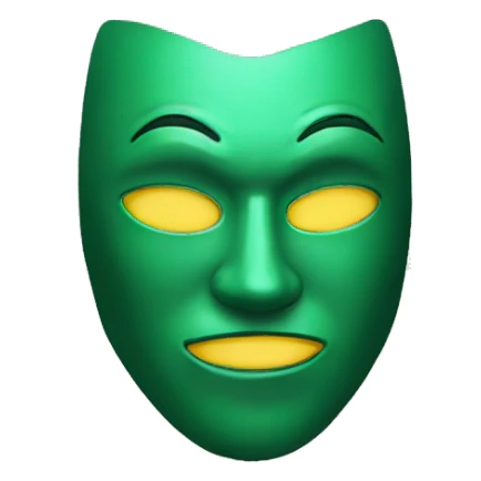 The mask sticker