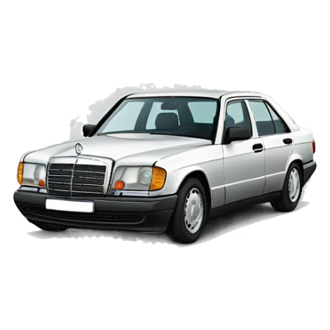 mercedes w124 sticker