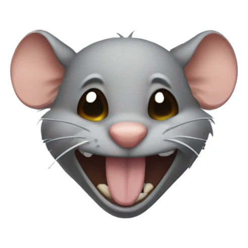 the rat dies laughing sticker