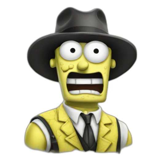 Gangsterspongebob sticker