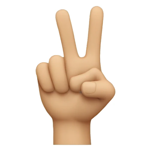 Hand pointing forward sticker